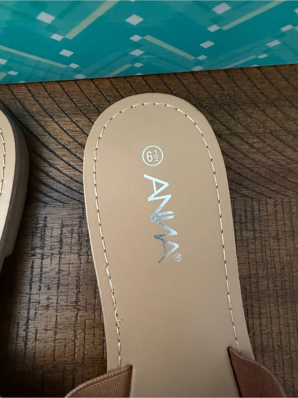 Leopard Print Slide Sandals - Tan & Black